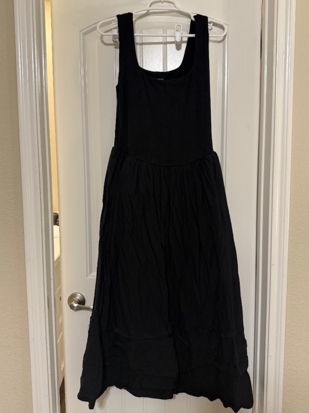 Crew Black Maxi Tank Top Dress